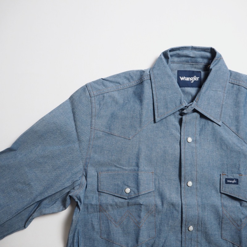 Wrangler（ラングラー） シャンブレーウエスタンシャツ 70136MW