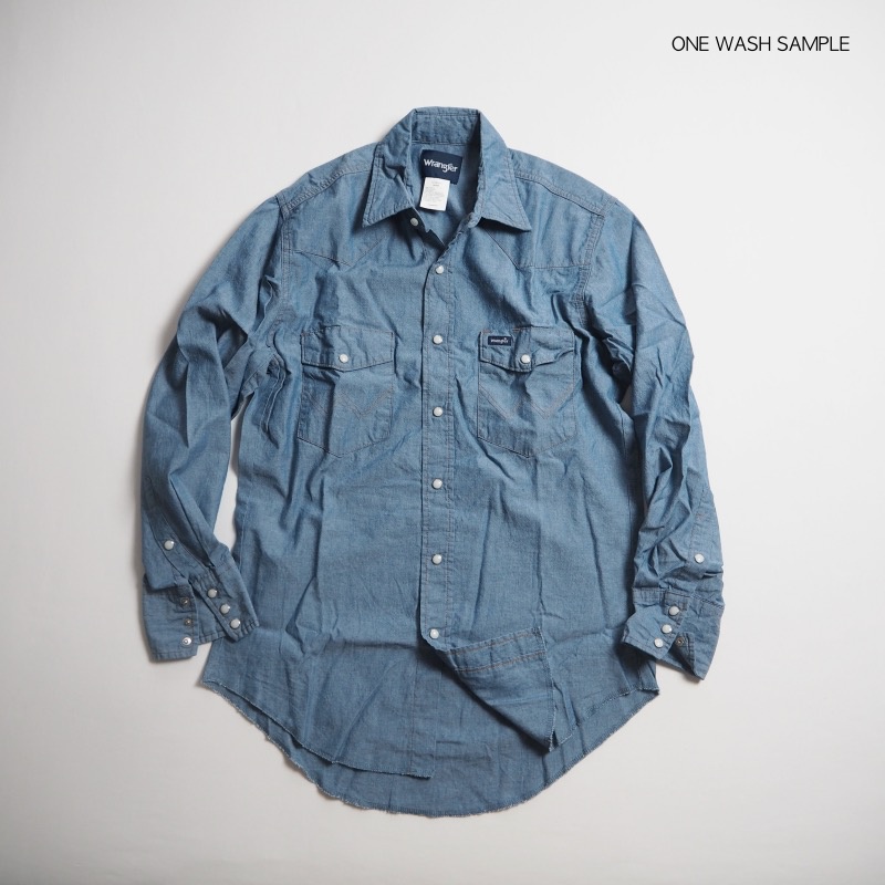 Wrangler（ラングラー） シャンブレーウエスタンシャツ 70136MW