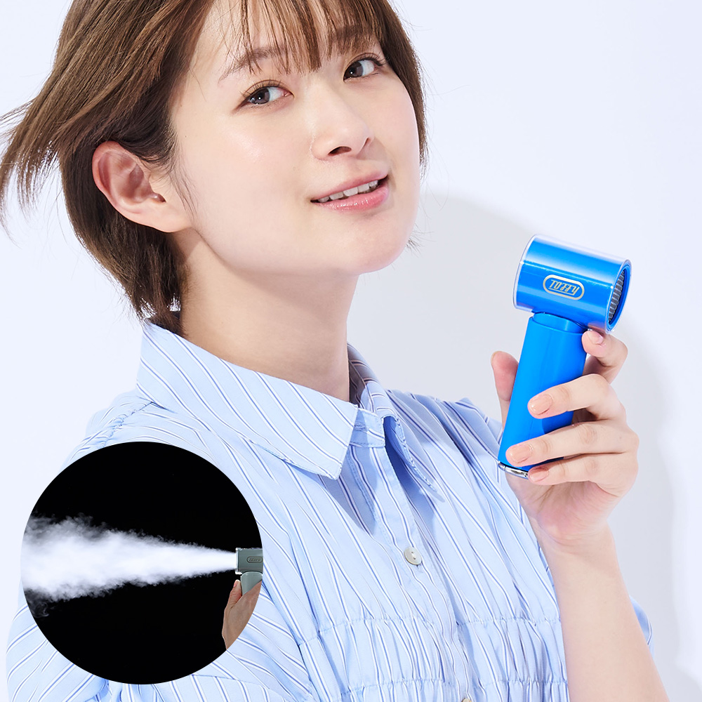 ハンディファン 大風量 11m/s ハンディ 携帯 ミニ 小型 卓上 コンパクト 手のひらサイズ 扇風機 USB充電 Toffy トフィー 関連画像3