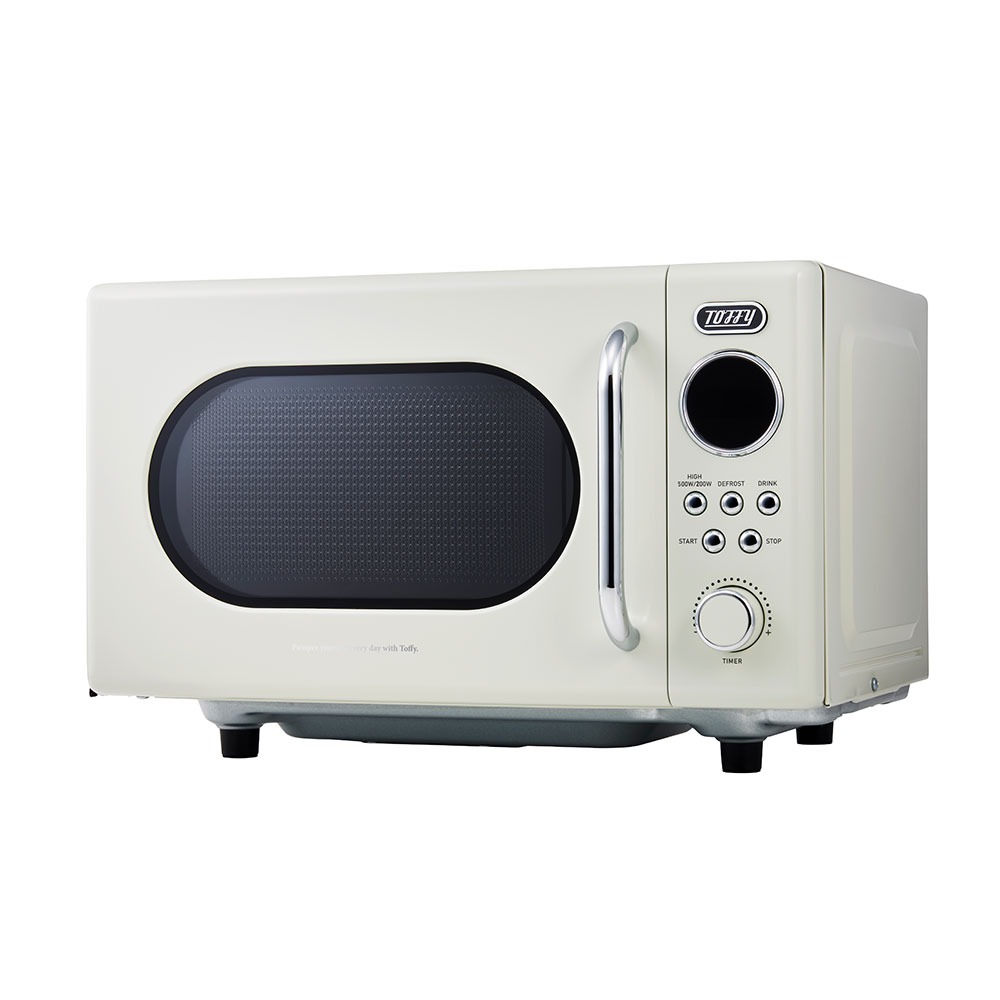 Toffy 電子レンジ 最新 レンジ K-DR3 小型 16L フラットテーブル 解凍