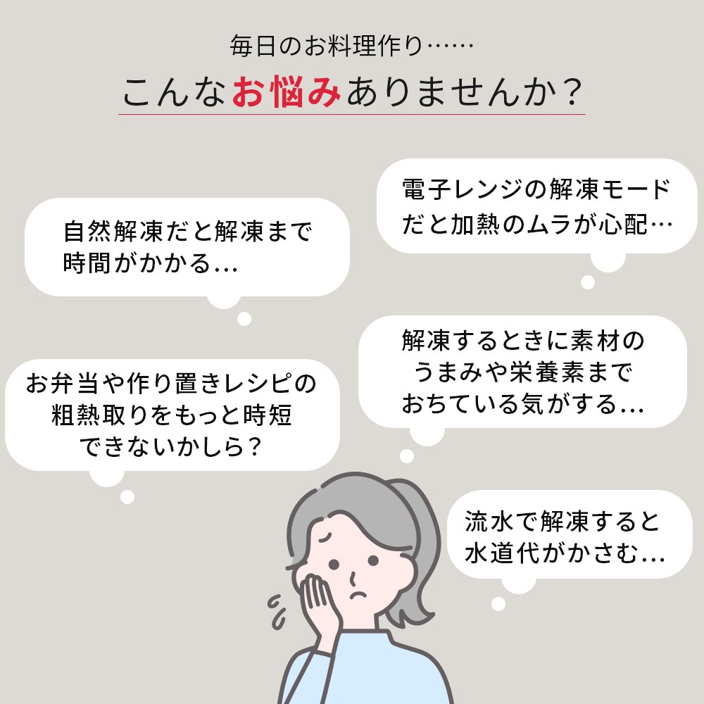 Toffy 解凍プレート K-KU24 急速解...の詳細画像2