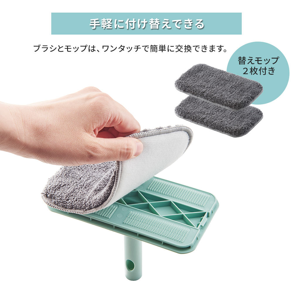 Amazon｜掃除用デッキブラシ フロアブラシ リビングルーム