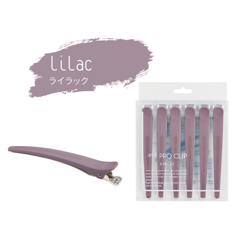 アイビル プロクリップ 6本入り ダッカール ヘアクリップ ピン