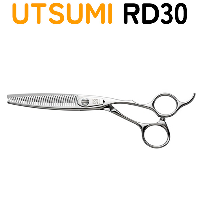 ペット用トリミングシザー UTSUMI RD30 スキ 35％超cut 30目 6.0