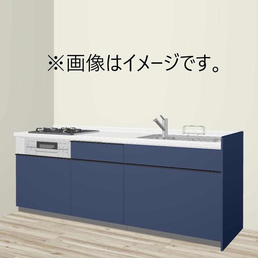 シエラ 壁付I型 基本プラン グループ2 間口255cm奥行60cm 高さ・扉色 