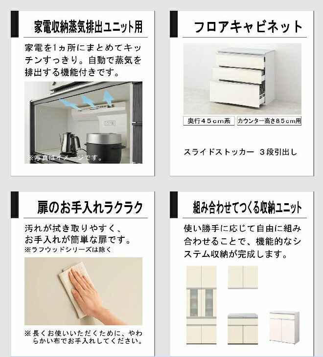 LIXIL（リクシル） 壁付型 食器棚 シエラS 間口幅180cm カップボード+