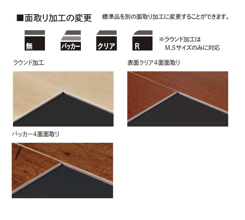 ウッドライン ハードメープル 150mm×914.4mm×3.0mm クリア WOODLINE