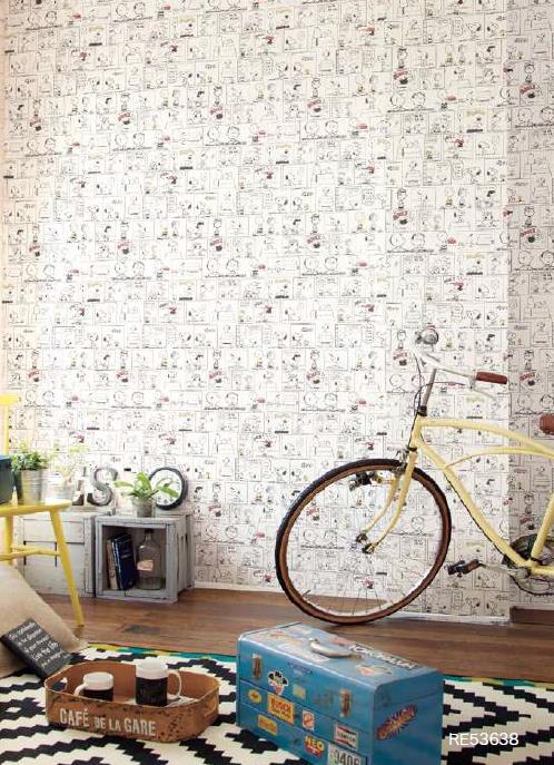 のりなし壁紙 不燃 防カビ 表面強化 スヌーピー SNOOPY サンゲツ