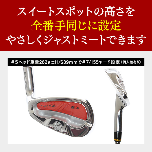 アイアンセット NOW310 6本セット #5 6 7 8 9 PW キャビティバック