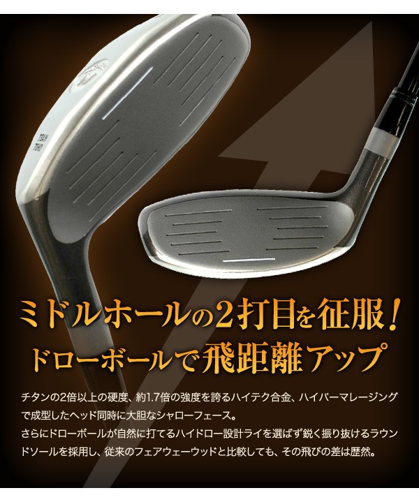 ユーティリティー ゴルフクラブ　　　15番 42° 右打ち用 送料無料 初心者におすすめのやさしいユーティリティ特集 - ゴルフ・ドゥ