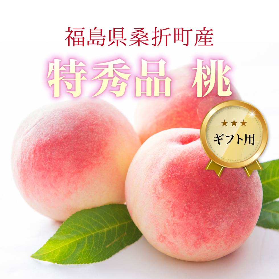 桃 福島県産 特秀品 2.7kg（6〜16玉）送料無料 ギフト 産地直送 : 東北