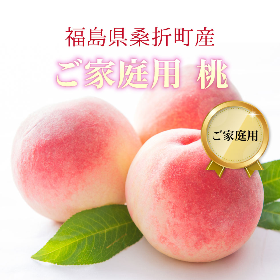 桃 福島県産 訳あり 4.7kg（15〜28玉）送料無料 家庭用 産地直送