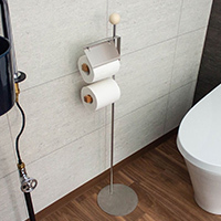 おかか 様 トイレットペーパー ホルダー スタンド★完成品★ トイレットペーパースタンド 自立型ペーパーホルダー 太巻きペーパー