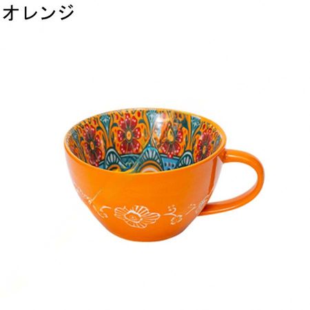 マグカップ コーヒーカップ ティーカップ スープ皿 スープマグ 食器 キッチン用品 大きい フラワー お花 プレゼント ギフト お家時間 おうち時間｜toistore｜07