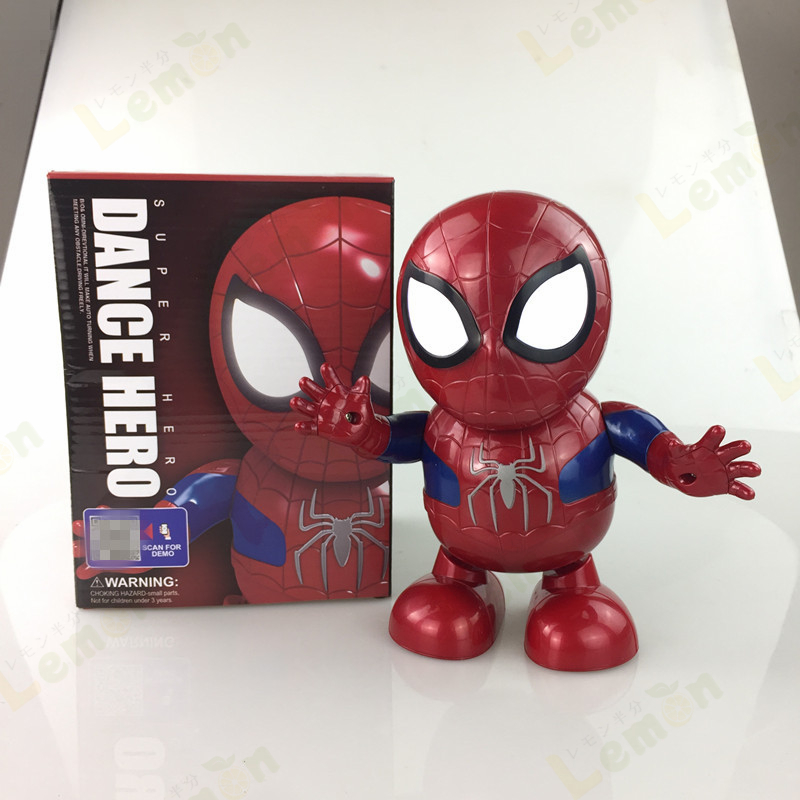 アイアンマン スパイダーマン ロボットのled音楽フラッシュ