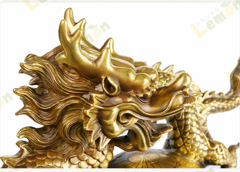 銅製・特大龍「右向き」 銅製 龍 置物 左向き、右向き,単品販売 （【送料無料】・沖縄800
