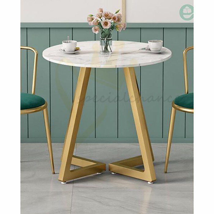 北欧風 大理石飾り台 ソファーコーヒーテーブル 会議テーブル 円形 丸
