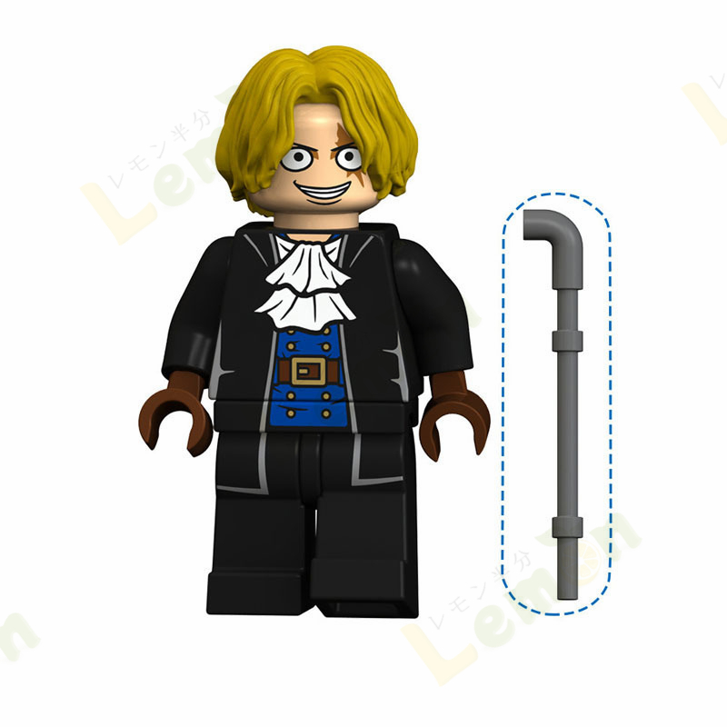ブロックおもちゃ LEGO互換品 14点セット ワンピース 組立 玩具