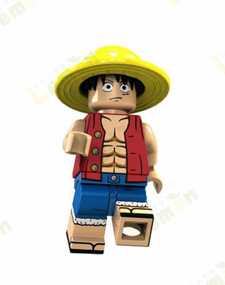 ブロックおもちゃ LEGO互換品 14点セット ワンピース 組立 玩具
