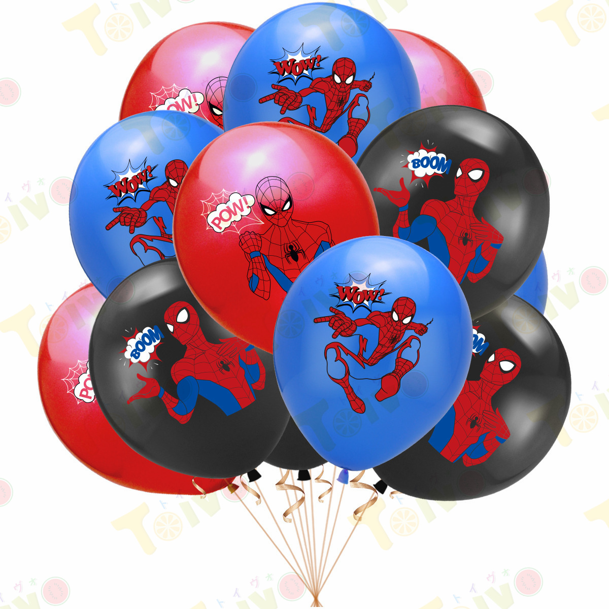 スパイダーマン誕生日飾り 飾り付け ハッピーバースデー 風船セット モンスターボール 誕生日 ケーキデコレーション バルーン ケーキ装飾 パーティー お祝い｜toivo-shop｜07
