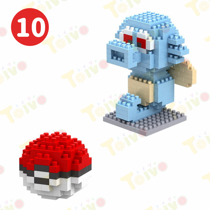 ポケモンブロック キャラブロック pokemon 積み木玩具 DIY 29種類 知育 パズルおもちゃ ポケモンモンスター レゴ 互換 プレゼント ギフト クリスマス 室内遊び |  | 10