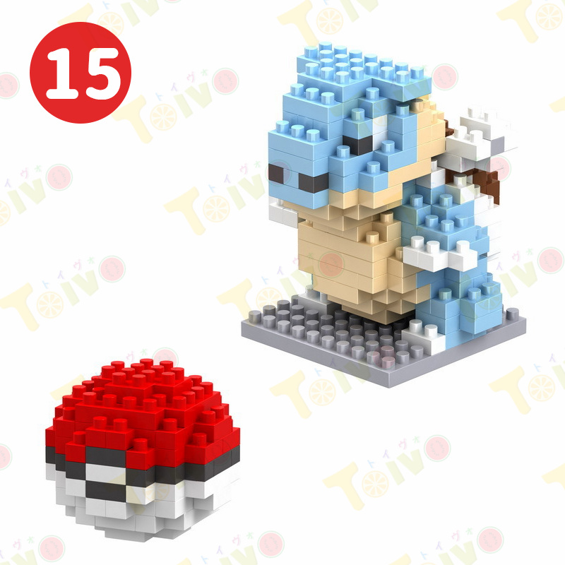 ポケモンブロック キャラブロック pokemon 積み木玩具 DIY 29種類 知育 パズルおもちゃ ポケモンモンスター レゴ 互換 プレゼント ギフト クリスマス 室内遊び |  | 15