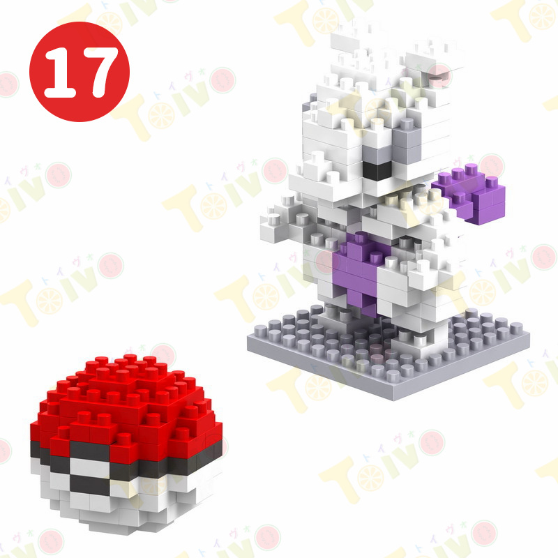 ポケモンブロック キャラブロック pokemon 積み木玩具 DIY 29種類 知育 パズルおもちゃ ポケモンモンスター レゴ 互換 プレゼント ギフト クリスマス 室内遊び |  | 17