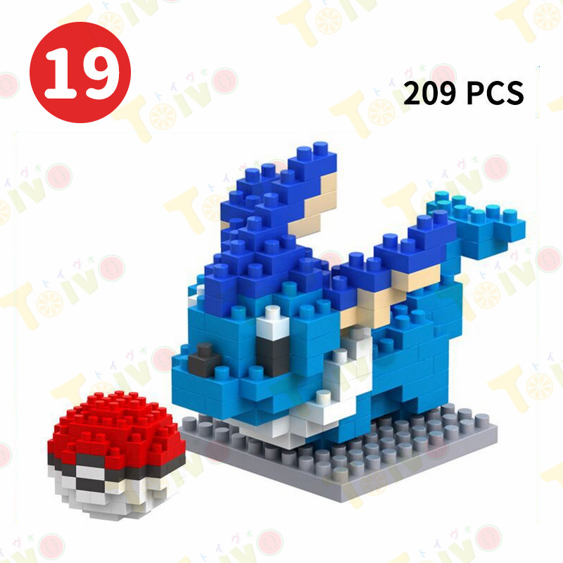 ポケモンブロック キャラブロック pokemon 積み木玩具 DIY 29種類 知育 パズルおもちゃ ポケモンモンスター レゴ 互換 プレゼント ギフト クリスマス 室内遊び |  | 19