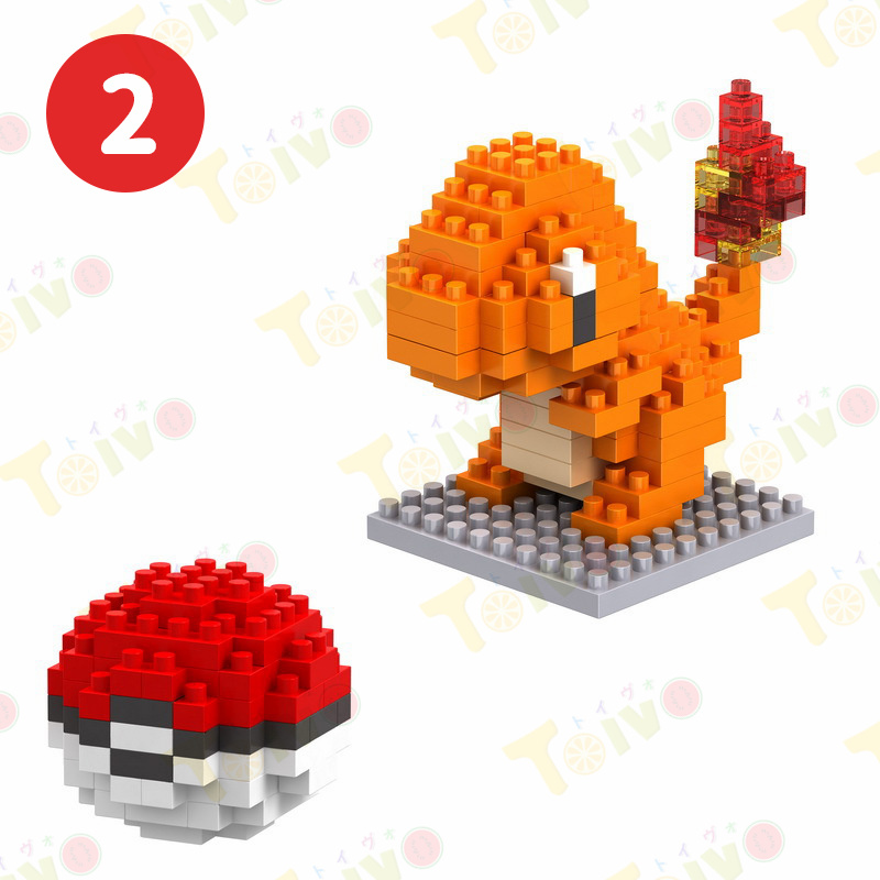ポケモンブロック キャラブロック pokemon 積み木玩具 DIY 29種類 知育 パズルおもちゃ ポケモンモンスター レゴ 互換 プレゼント ギフト クリスマス 室内遊び |  | 02