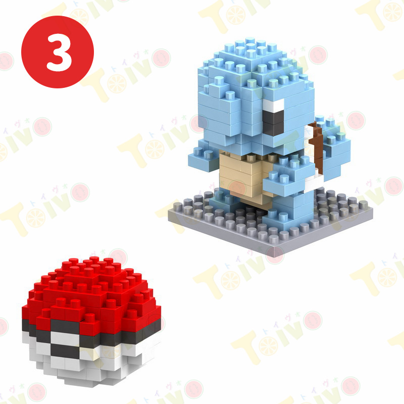 ポケモンブロック キャラブロック pokemon 積み木玩具 DIY 29種類 知育 パズルおもちゃ ポケモンモンスター レゴ 互換 プレゼント ギフト クリスマス 室内遊び |  | 03