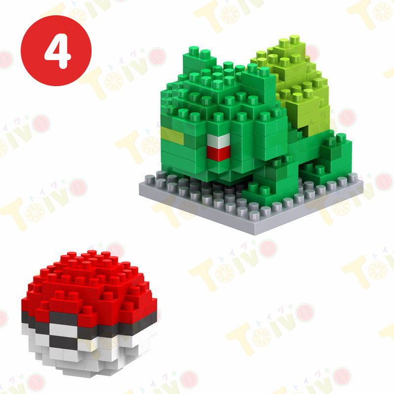 ポケモンブロック キャラブロック pokemon 積み木玩具 DIY 29種類 知育 パズルおもちゃ ポケモンモンスター レゴ 互換 プレゼント ギフト クリスマス 室内遊び |  | 04