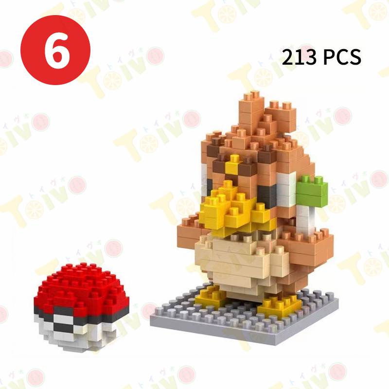 ポケモンブロック キャラブロック pokemon 積み木玩具 DIY 29種類 知育 パズルおもちゃ ポケモンモンスター レゴ 互換 プレゼント ギフト クリスマス 室内遊び |  | 06