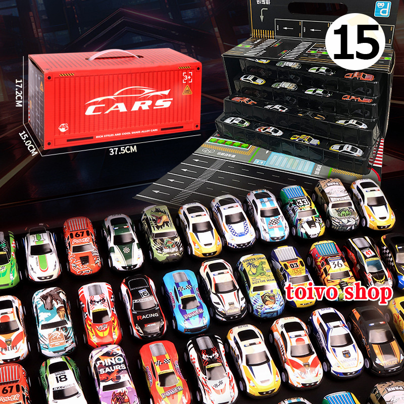 ミニカーおもちゃ 10台/20台/30台/50台セット 回力車 プルバック