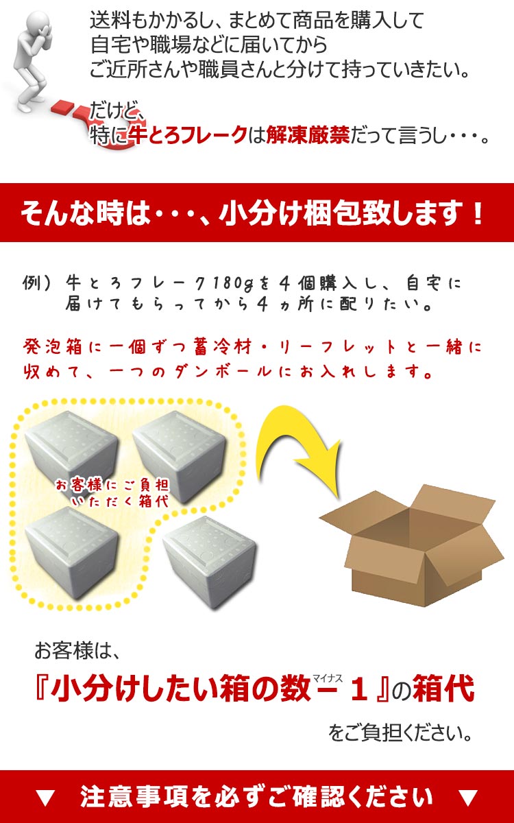 小分け梱包