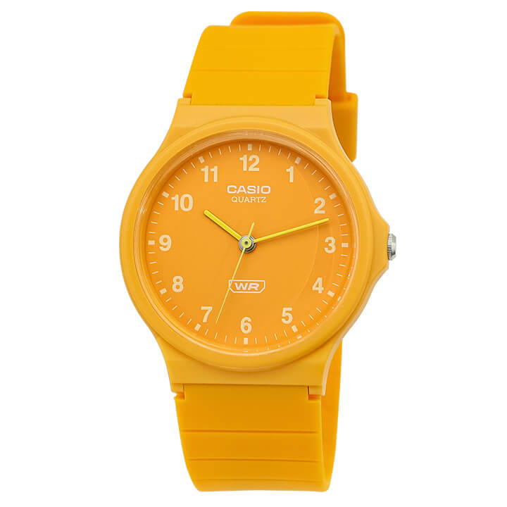 CASIO カジキアナログ腕時計 イエロー/ブルームーンレア