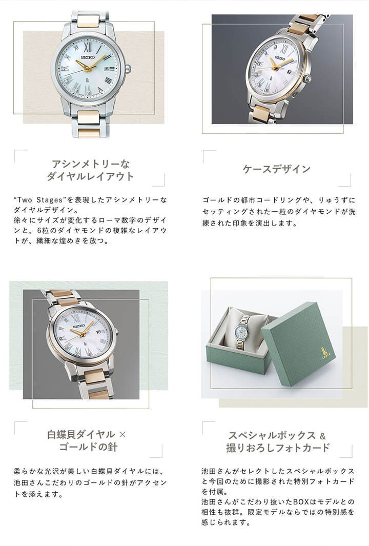 エネルギー ポイント最大15倍 ソーラー 電波時計 腕時計 チタン 腕時計 メンズ アクセの加藤時計店 通販 Paypayモール セイコー ルキア Seiko Lukia I Collection 池田エライザ コラボ レディース Ssqv100 ーマは