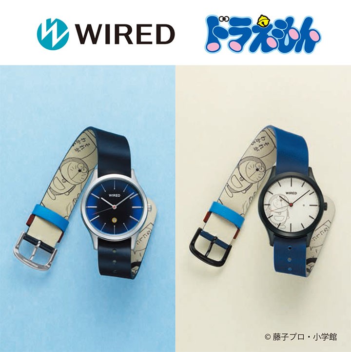 人生ゲーム付 WIRED ワイアード SEIKO セイコー AGAK710 ドラえもん 限定モデル メンズ 腕時計 国内正規品 ホワイト ブルー レザー