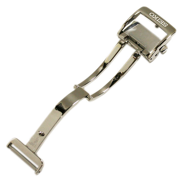 SEIKO アストロン 片開き プッシュ 純正 Dバックル シルバー 20mm SEIKO セイコー 片開き プッシュ 純正 Dバックル シルバー 16mm