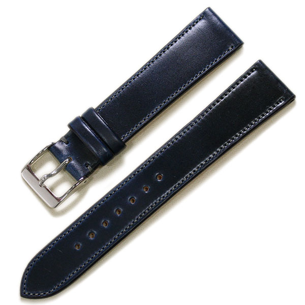 エミッタ シェルコードバン 馬革 時計ベルト 日本製 18mm 19mm