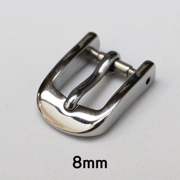 バンビ チタン 金属 美錠 尾錠 BAMBI 8mm 10mm 12mm 14mm 16mm 18mm