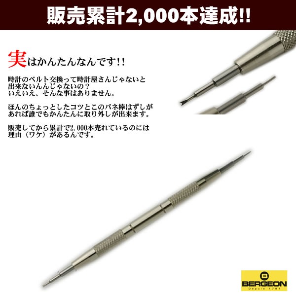 バネ棒はずし