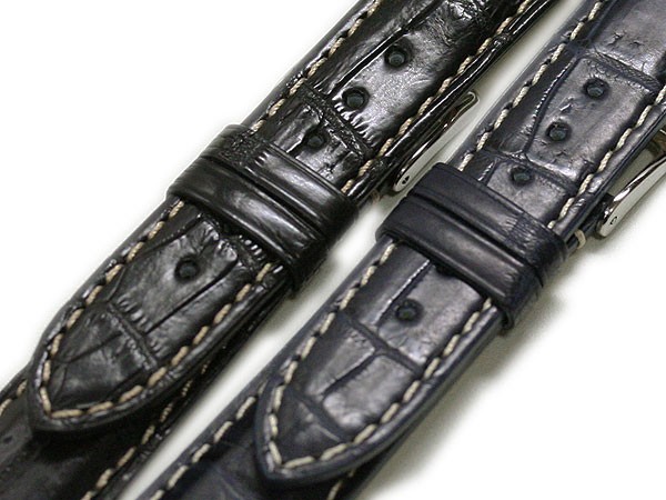 時計ベルト メンズ ミモザ マットクロコダイル 竹斑 18mm 19mm 20mm