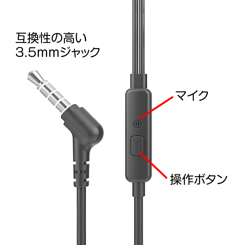 ノイズキャンセリングイヤホン 有線（パソコン周辺機器）の商品一覧