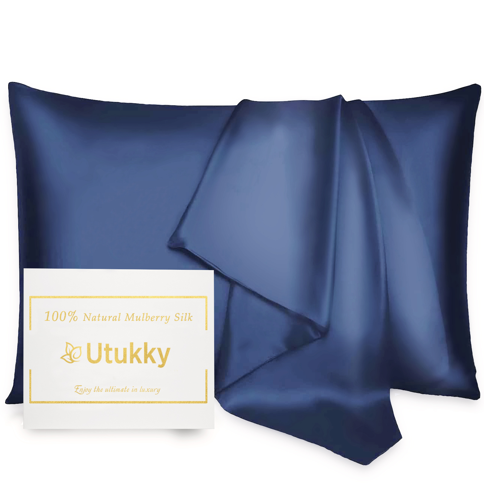 Utukky 枕カバー シルク 100% シルク枕カバー 冷感 まくらカバー