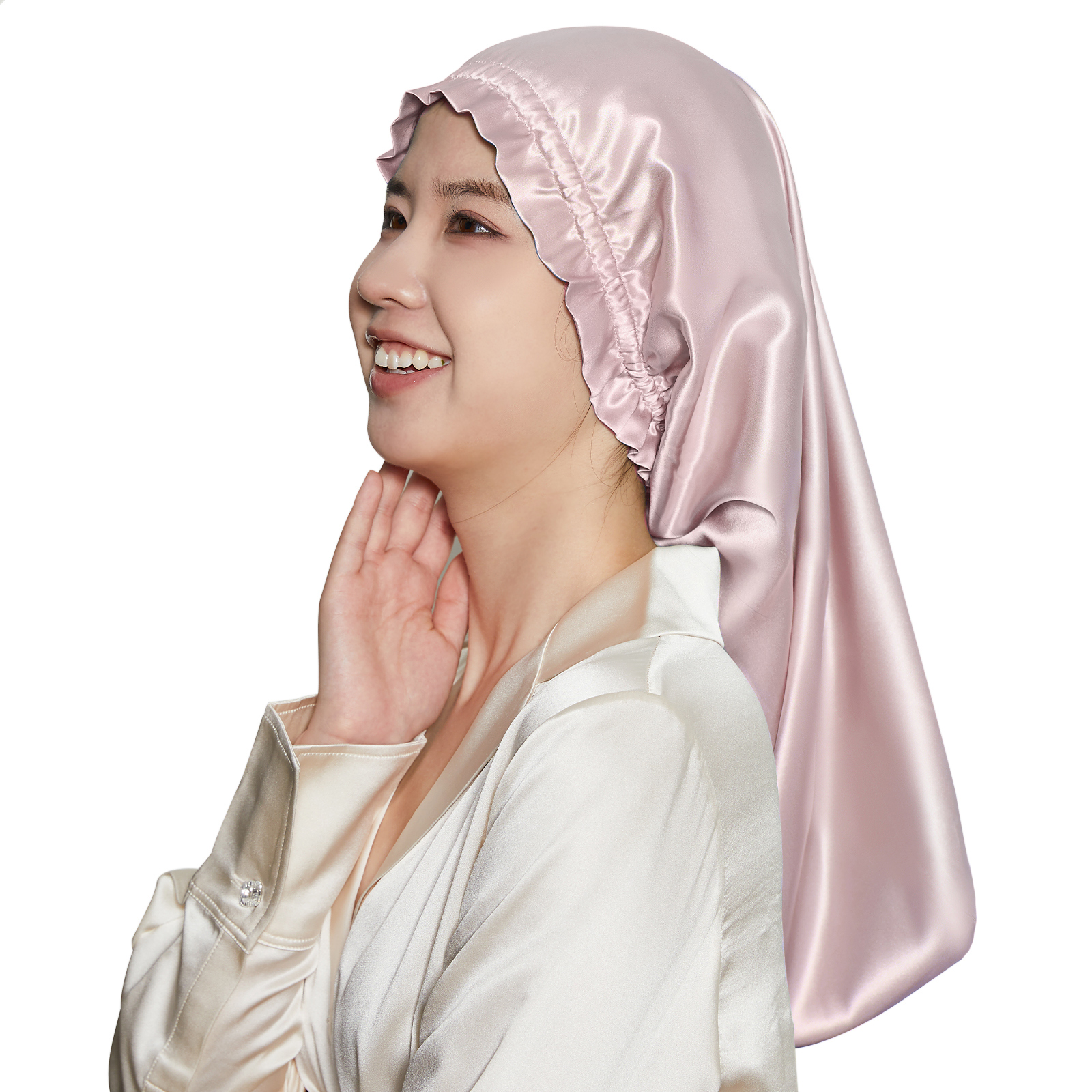 Utukky シルク ナイトキャップ ロング ナイトキャップ シルク キャップ 58cm ロングヘア用　シルク100% シルクナイトキャップ ロングヘア用 筒型 |  | 07