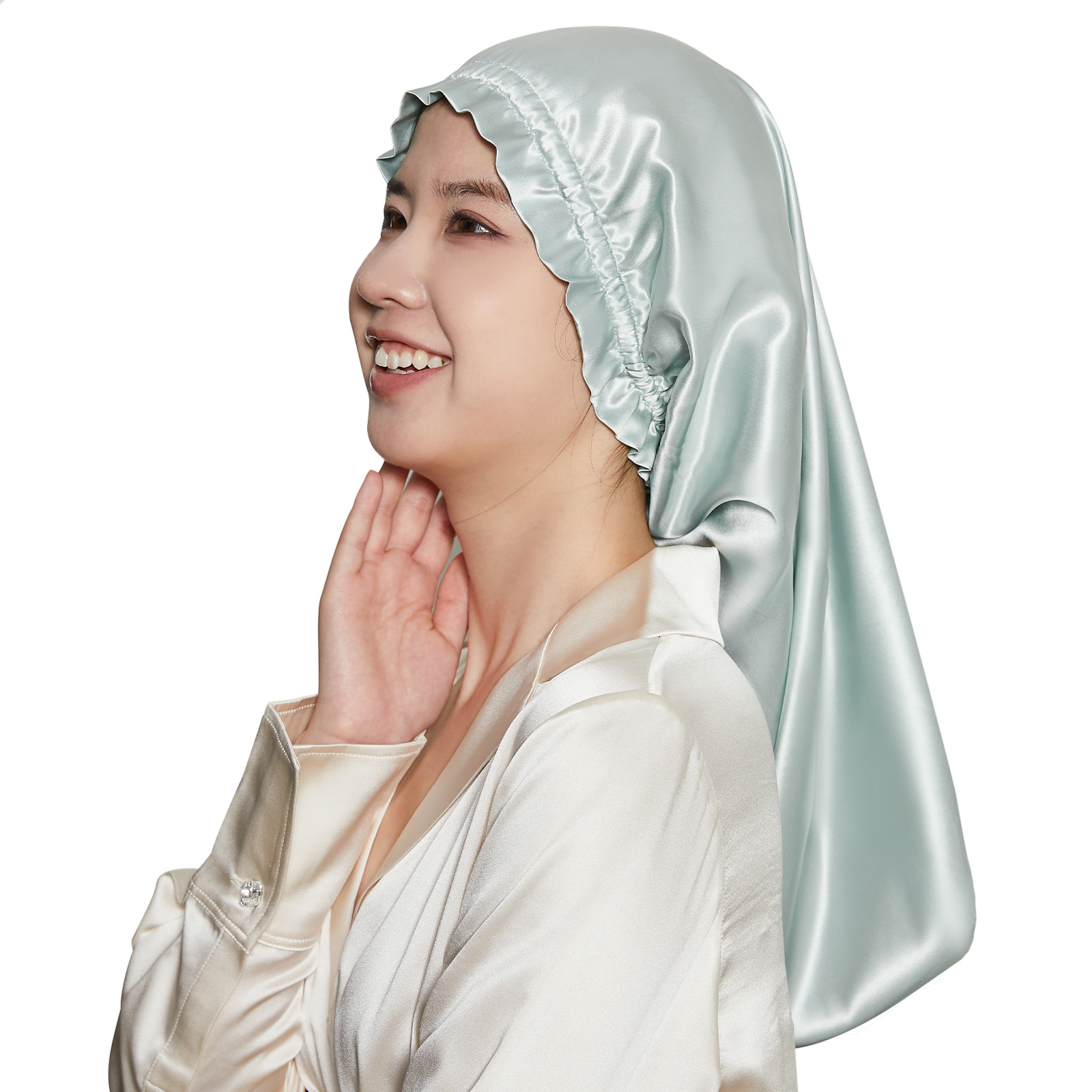 Utukky シルク ナイトキャップ ロング ナイトキャップ シルク キャップ 58cm ロングヘア用　シルク100% シルクナイトキャップ ロングヘア用 筒型 |  | 08