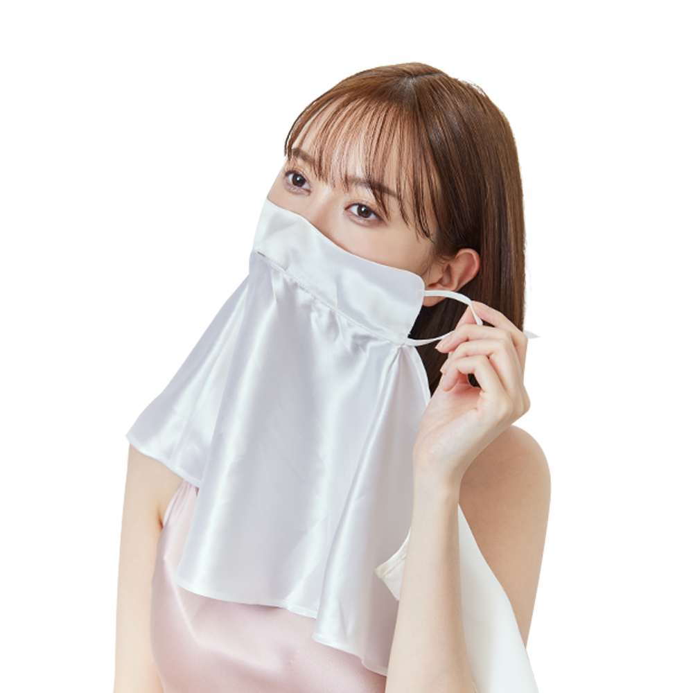 Utukky フェイスカバー シルク フェイスマスク ネックカバー 冷感 洗える UVカットマスク スポーツ マスク 息苦しくない ネックカバー 日焼け止め 紫外線対策 |  | 01