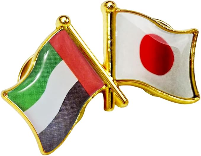 国旗ピンバッジ 日本と57カ国組み合わせ 友好バッジ ダブル国旗 |  | 35