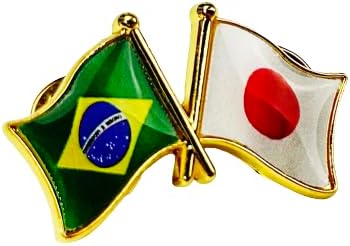 国旗ピンバッジ 日本と57カ国組み合わせ 友好バッジ ダブル国旗 |  | 06