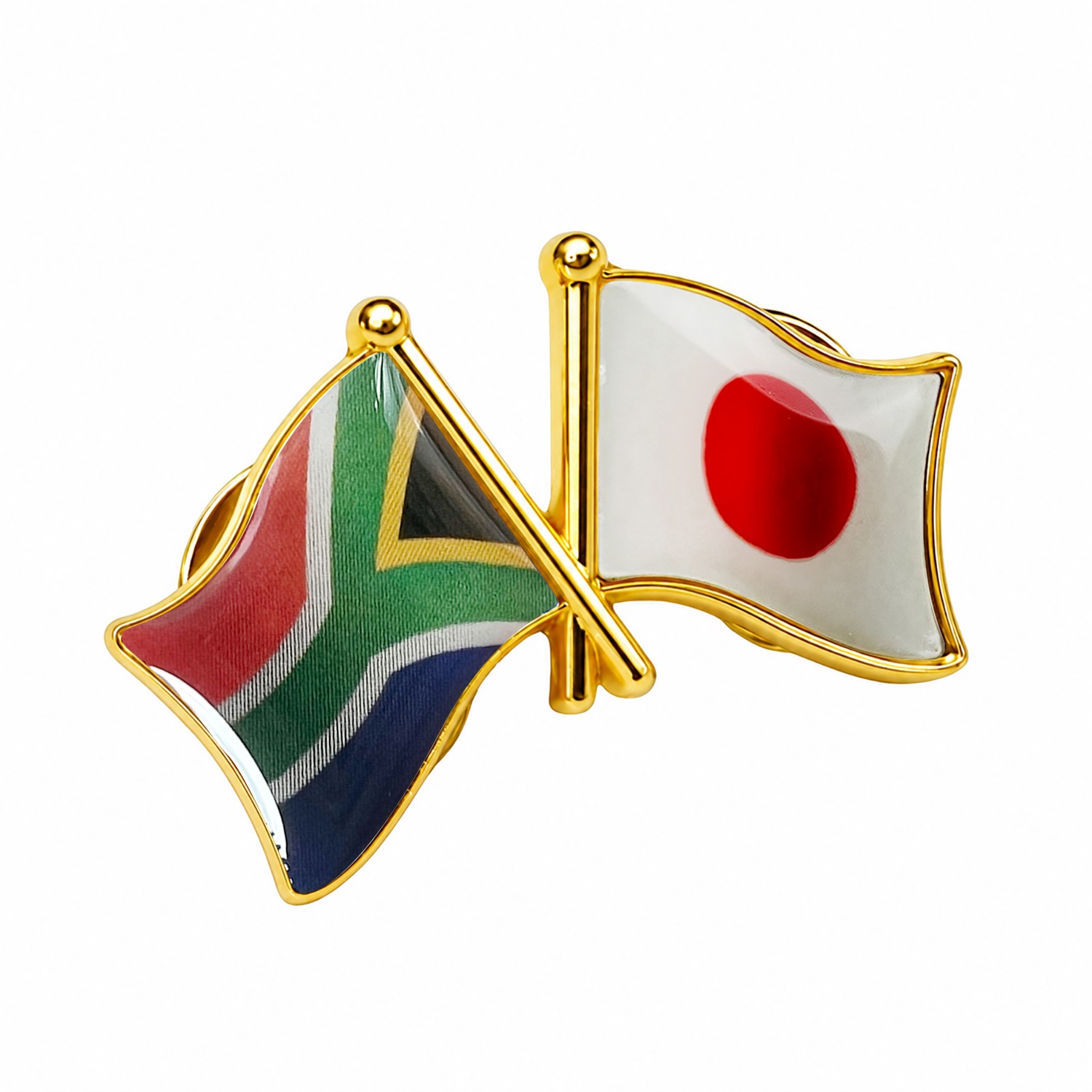 国旗ピンバッジ 日本と57カ国組み合わせ 友好バッジ ダブル国旗 |  | 47